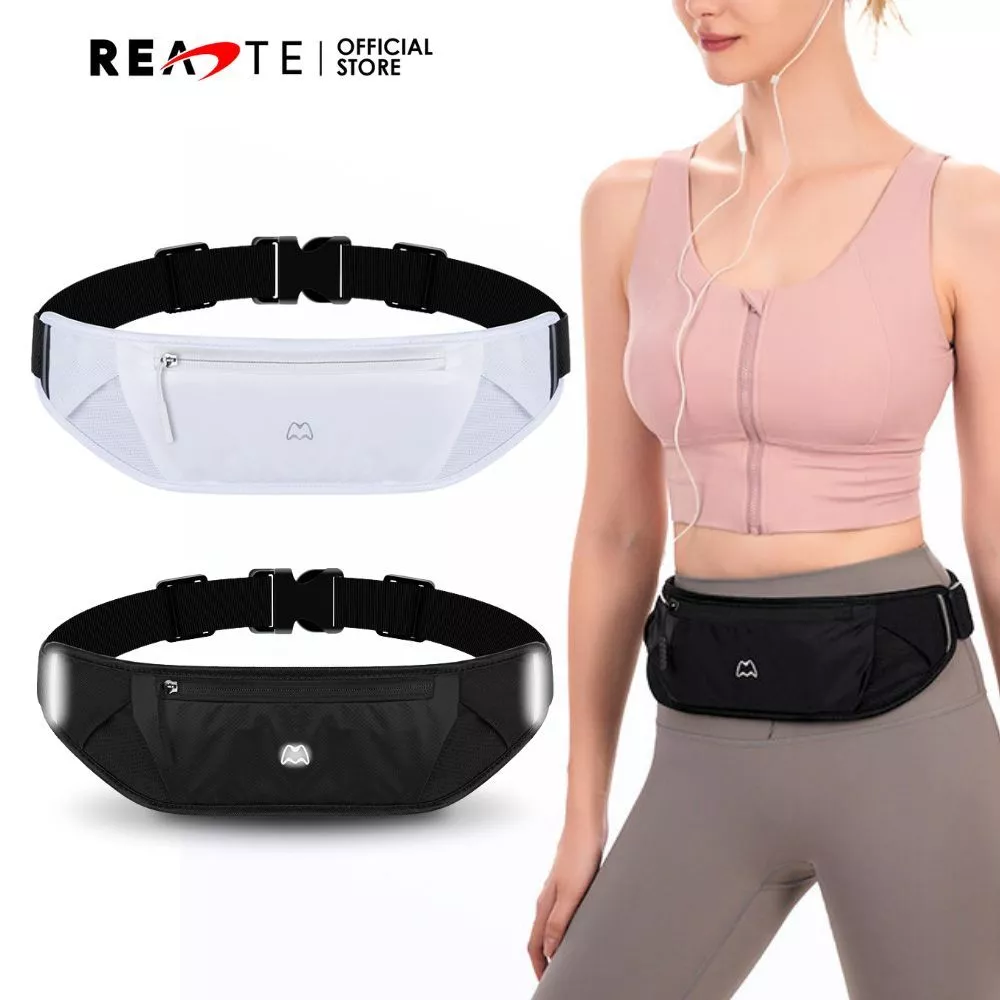 READTE กระเป๋าวิ่ง คาดเอว กันน้ำ มีช่องใส่หูฟัง ใส่โทรศัพท์ได้ ULTRALIGHT RUNNING BELT BAG