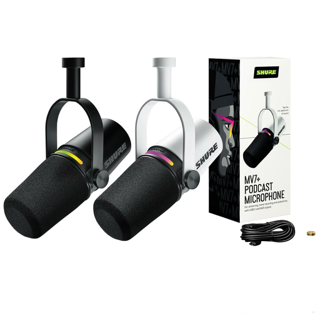 Shure MV7+ Podcast Microphone