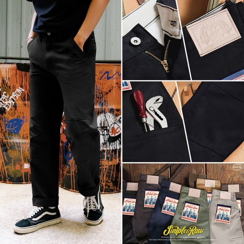 Simple&Raw - Sk851 UnionPants (Black)