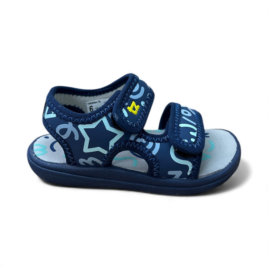 รองเท้าแตะสำหรับเด็ก ToeZone รุ่น HAVANA FS NAVY/GREY