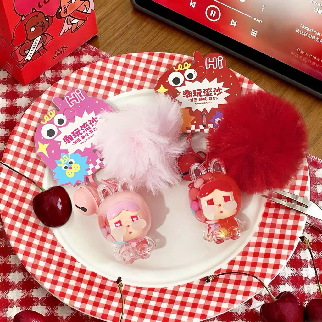 [พร้อมส่งจากไทย]พวงกุญแจตุ๊กตาบรรจุน้ำ สีสันสดใส พวงห้อยกระเป๋า พวงอเนกประสงค์ by bonbon cuteshop