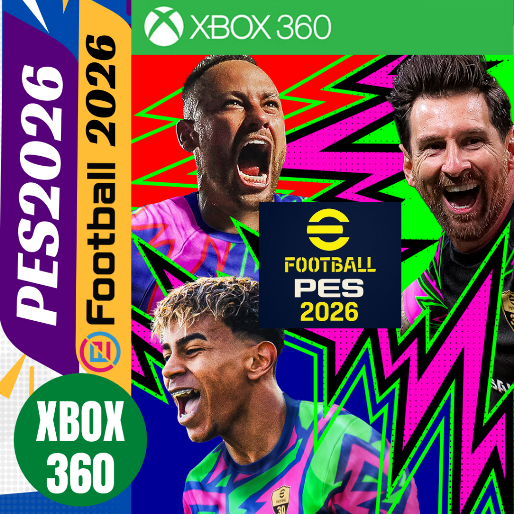 PES2026 eFootball 2026 เกม Xbox360 ระบบ RGH อัปเดตล่าสุด อยู่ใน USB 3.0 ของแท้ เกมฟุตบอลวินนิ่ง ไม่ต้องใช้แผ่น