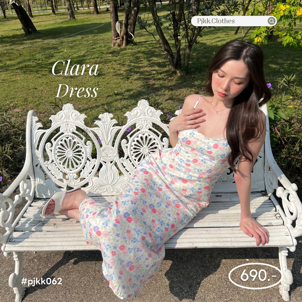 (ส่งต่อ)Pjkk.clothes Clara Dress