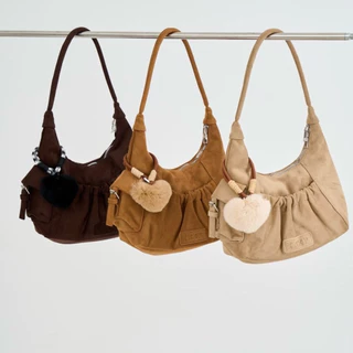 [ Best Seller ] KEEP รุ่น Velvet BAG กระเป๋าสะพาย กระเป๋าสะพายข้าง ผ้า Suede ผิวสัมผัสนิ่ม [มีบริการหลังการขาย]