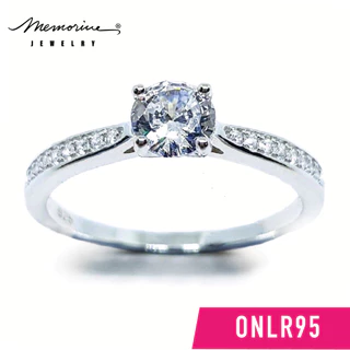 Memorine Jewelry แหวนเงินแท้ 925 ฝังเพชรสวิส (CZ) ONLR95