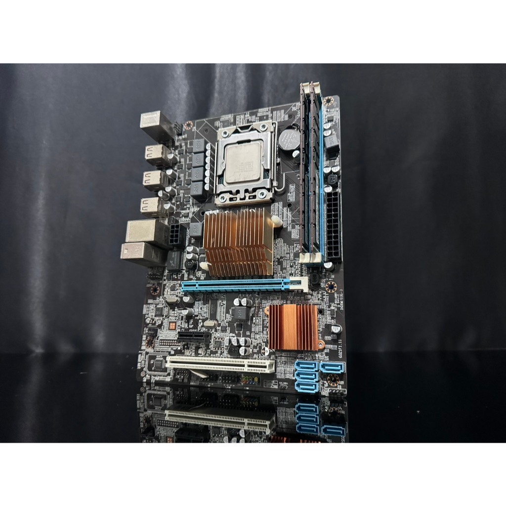ชุดเมนบอร์ด(mainboard+cpu) LWC LONGWELL X58 + INTEL XEON X5660 + ram 16GB (socket 1366) 1 MONTH WARA