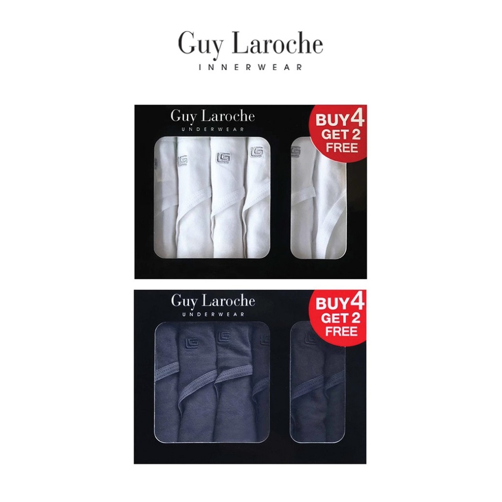 Guy Laroche กางเกงในกีลาโรช รุ่น PACK 6 ชิ้น Cotton spandex (JUS4905R6)