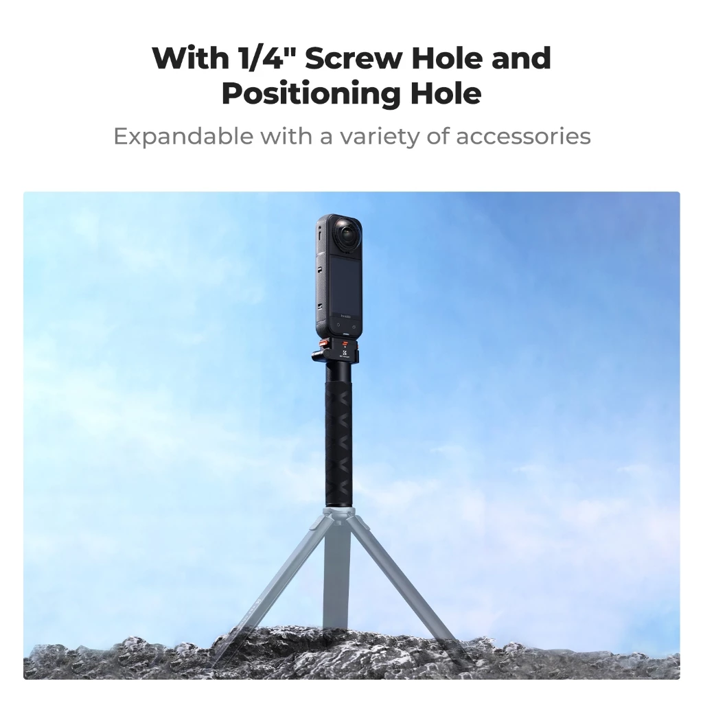 K&F CONCEPT Magnetic invisible Selfie Stick ไม้เซลฟี่พับได้ 89ซม. สำหรับInsta360 X5/X4 Air thumbnail 8