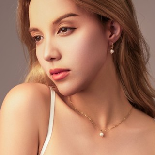 Vachana - Bridal Pearl Necklace & Earrings Set (ไข่มุกแท้เกร…