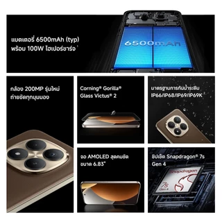 [NEW] Xiaomi Redmi Note 15 Pro+ 12+512G ชิป Snapdragon 7s Gen 4 กล้องระดับโปร'ความคมชัดสูง 200MP แบตเตอรี่ 6500mAh