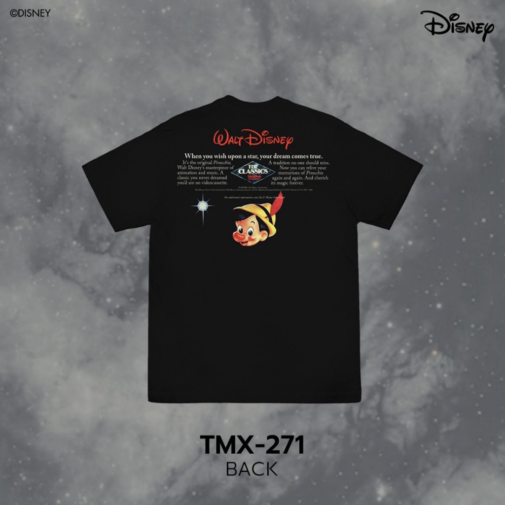 Power 7 Shop เสื้อยืดการ์ตูน "Pinocchio" คอลเลคชั่น "Disney Classics" (TMX-271) — صورة 4