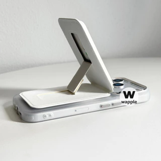 wapple-MagSafe Wallet Card Stand ลายการ์ตูน กระเป๋าติดโทรศัพท์ใส่บัตรได้2ใบ