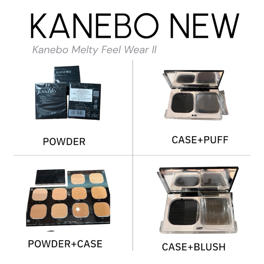 ของแท้100%_ป้ายไทย_แป้งผสมรองพื้น KANEBO MELTY FEEL WEAR
