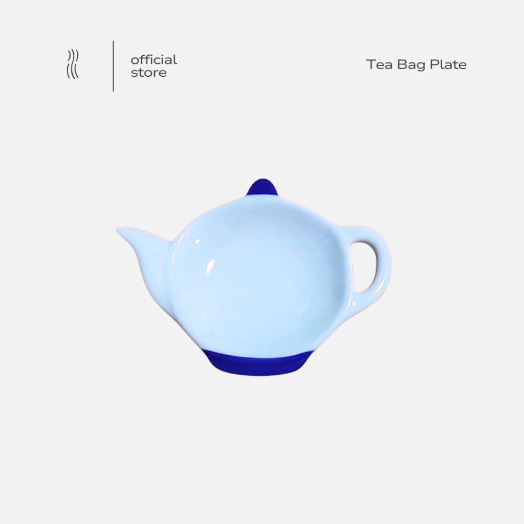 Tea Library | Porcelain Tea Bag Plate | จานวางซองชา พอร์ซเลน | Minimal Design