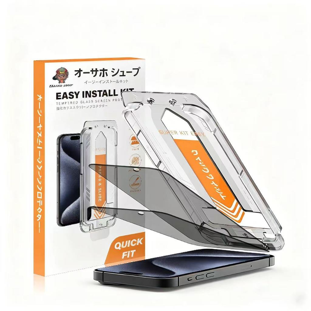 ฟิล์มกันรอยNEW 5D แบบเต็มหน้าจอใหม่สำหรับ IPHONE13/14PM/15PM/16PM/17PM เป็นอีกหนึ่งตัวช่วยในการติดตั้งฟิล์ม