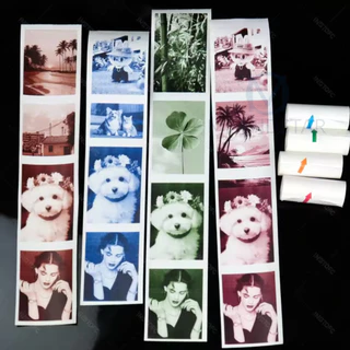 กระดาษปริ้น ขนาด 57*25mm สำหรับเครื่องปริ้นทุกรุ่น เครื่องปริ้นถ่ายรูปเด็ก อยู่ได้ 10 ปี มี 4 สี