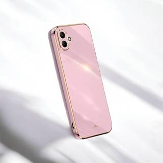 เคส TPU ขอบทอง สำหรับ Samsung A07 A06 A05 A04 A03  สีสวย เรียบหรู ดูดี กันกระแทก พร้อมส่ง