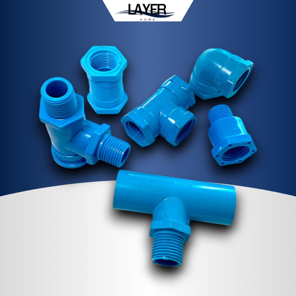 ข้อต่อ PVC เกลียวใน ม.ม. สามทาง 1/2” (4 หุน)