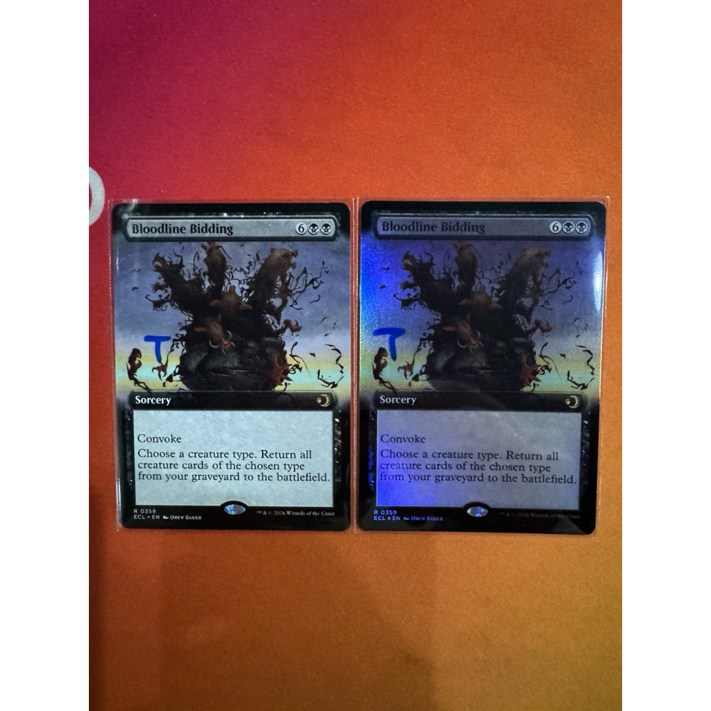 MTG Lorwyn Eclipsed Variants: Bloodline Bidding (0359 - Extended Art)