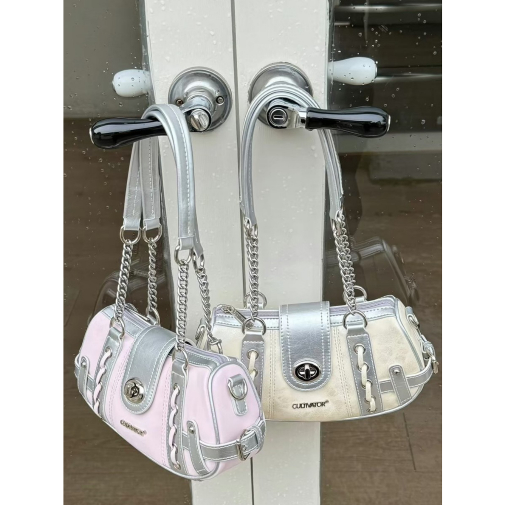 Muse Collective กระเป๋าสะพายไหล่ผู้หญิง Shoulder Bag ดีไซน์ลูกคุณหนู Clean Girl Style รุ่น Glow Getter [พร้อมส่ง]