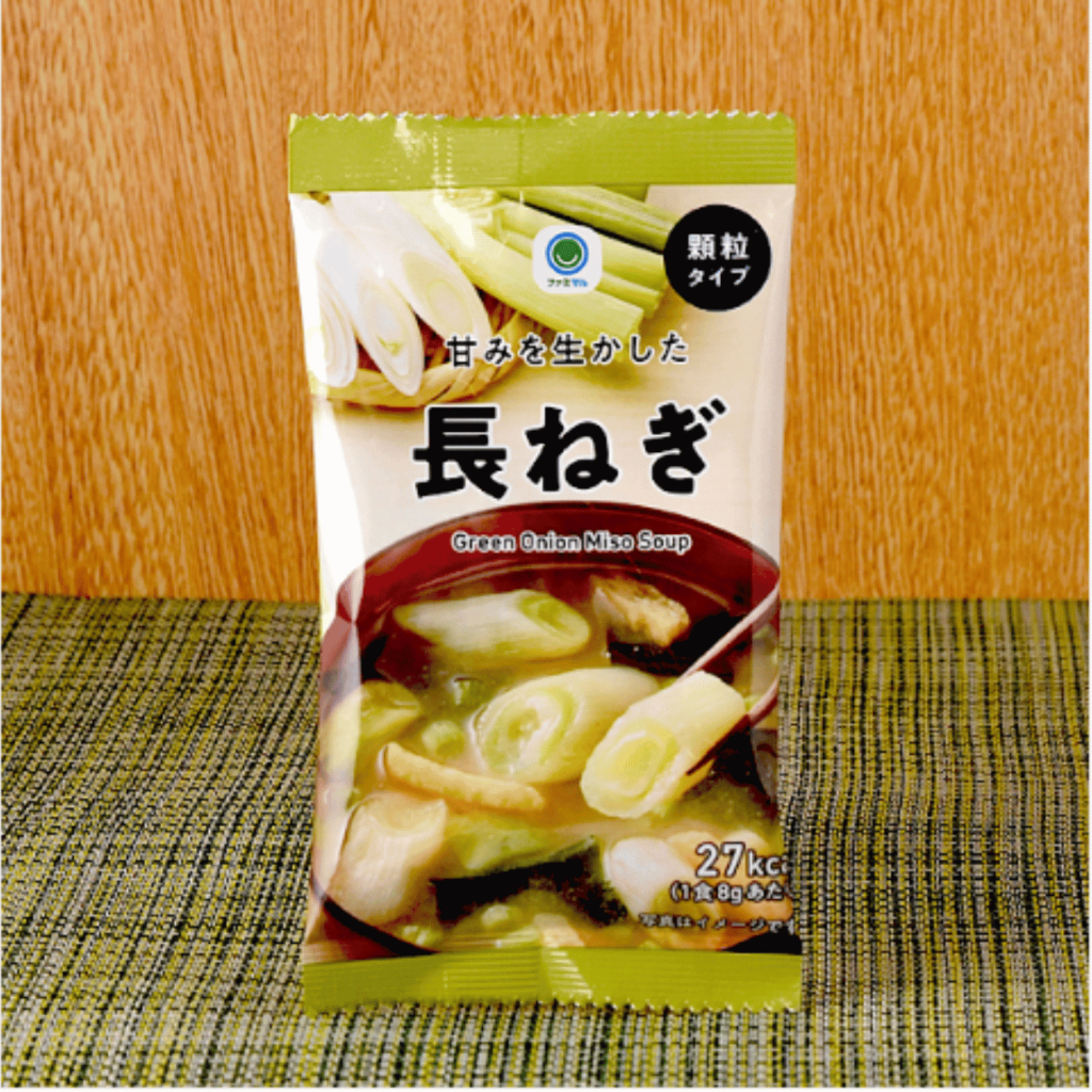 FamilyMart Granulated Miso Soup Juicy Fried Eggplant Freeze-Dried Japanese Instant Soup