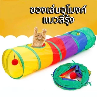 Boqi factory ของเล่นแมวอุโมงค์สนุกใหม่สำหรับแมวหรือสัตว์ขนาดใหญ่ อุโมงค์สัตว์เลี้ยง ของเล่นสัตว์เลี้ยง CS-75