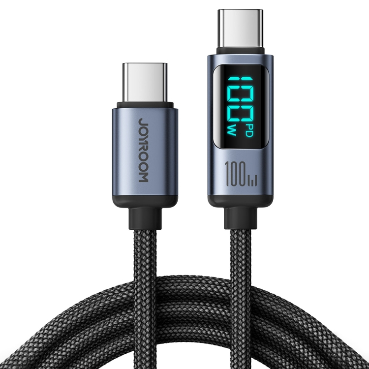 สายชาร์จ Joyroom 100W Type-C to Type-C Digital Display Fast Charging Data Cable S-CC100A16 ยาว 1.2M