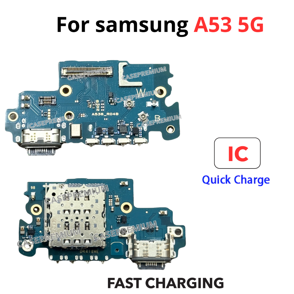 บอร์ดชาร์จ Samsung A53 5G แพรตูดชาร์จ ก้นชาร์จ พร้อมไมค์ + สมอ อะไหล่ตรงรุ่น