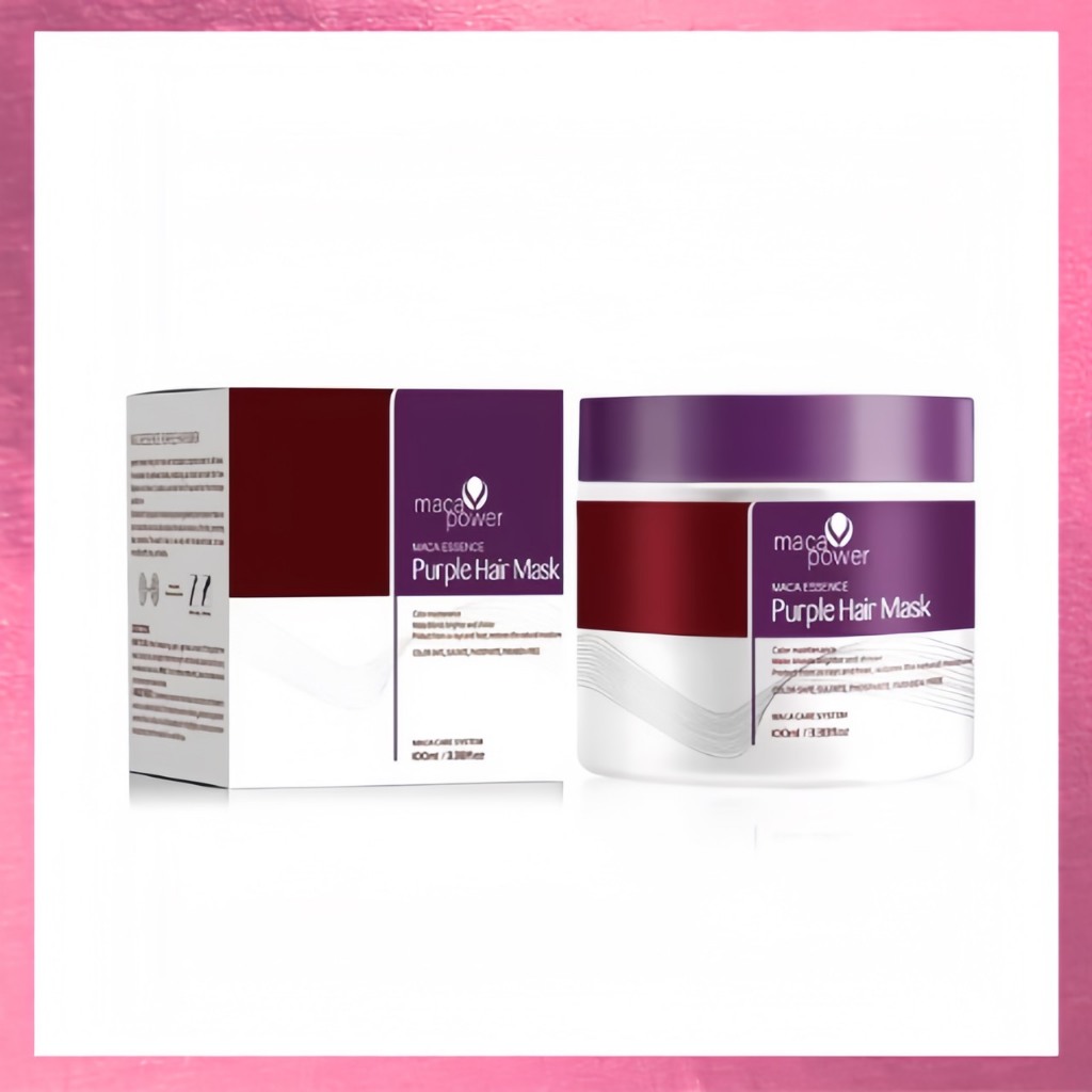 ทรีตเมนต์ purple hair mask 500 ml มาส์กผมสีม่วง สำหรับคนทำสีผม พร้อมบำรุง