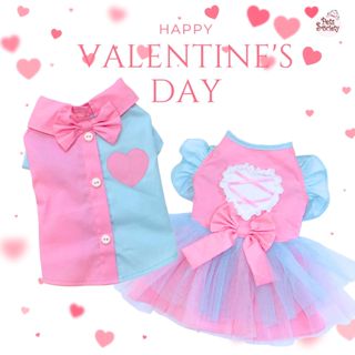 PetSociety เสื้อสุนัข เสื้อแมว ชุดคู่วาเลนไทน์ แคนดี้ เลิฟ C…
