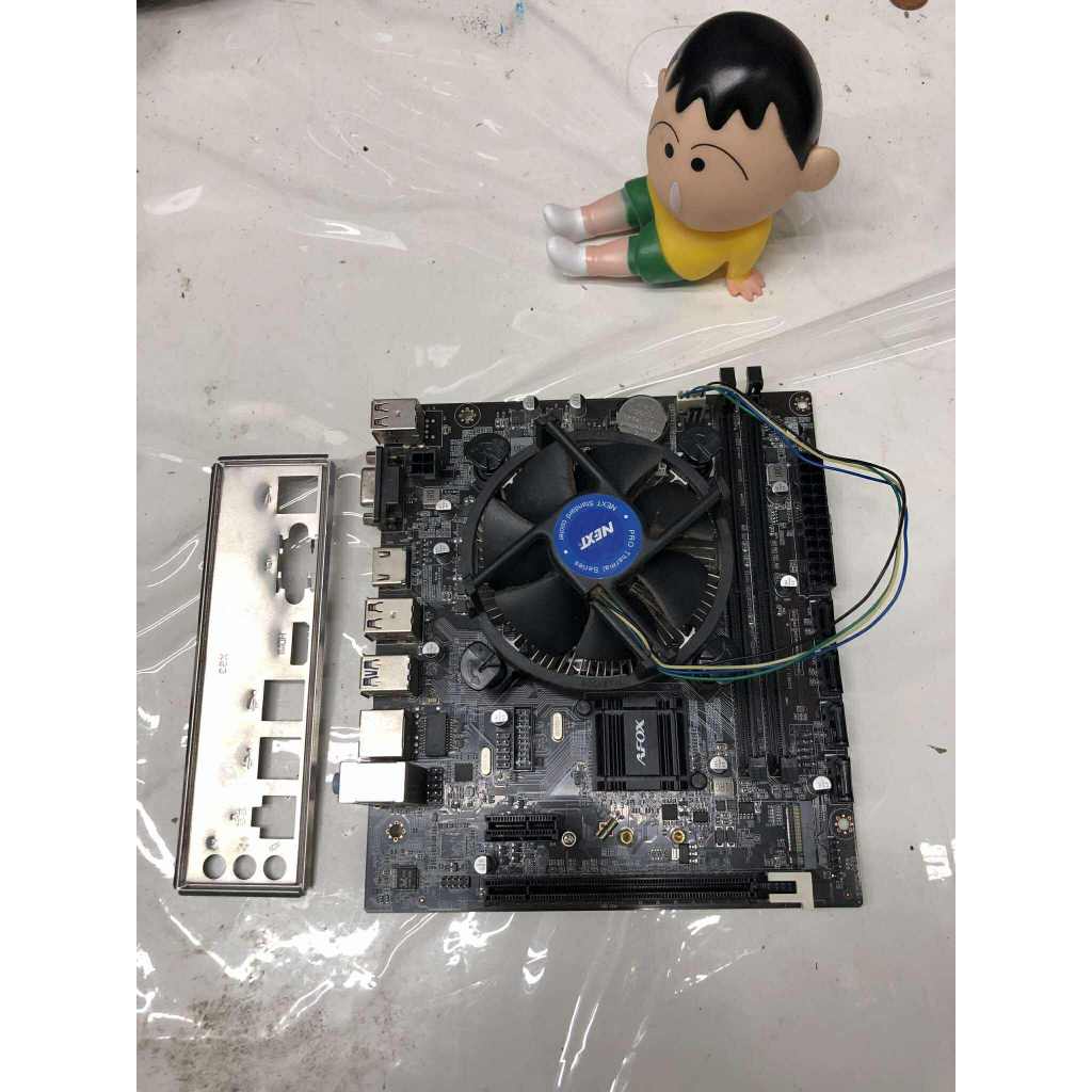 เมนบอร์ด H110 (LGA1151/DDR4/M-ATX) AFox IH110D4-MA5-V2 + cpu g5400  มีประกันร้าน