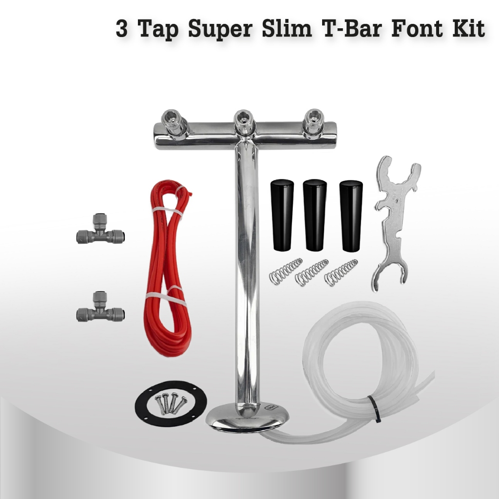 3 Tap Super Slim T-Bar Font Kit