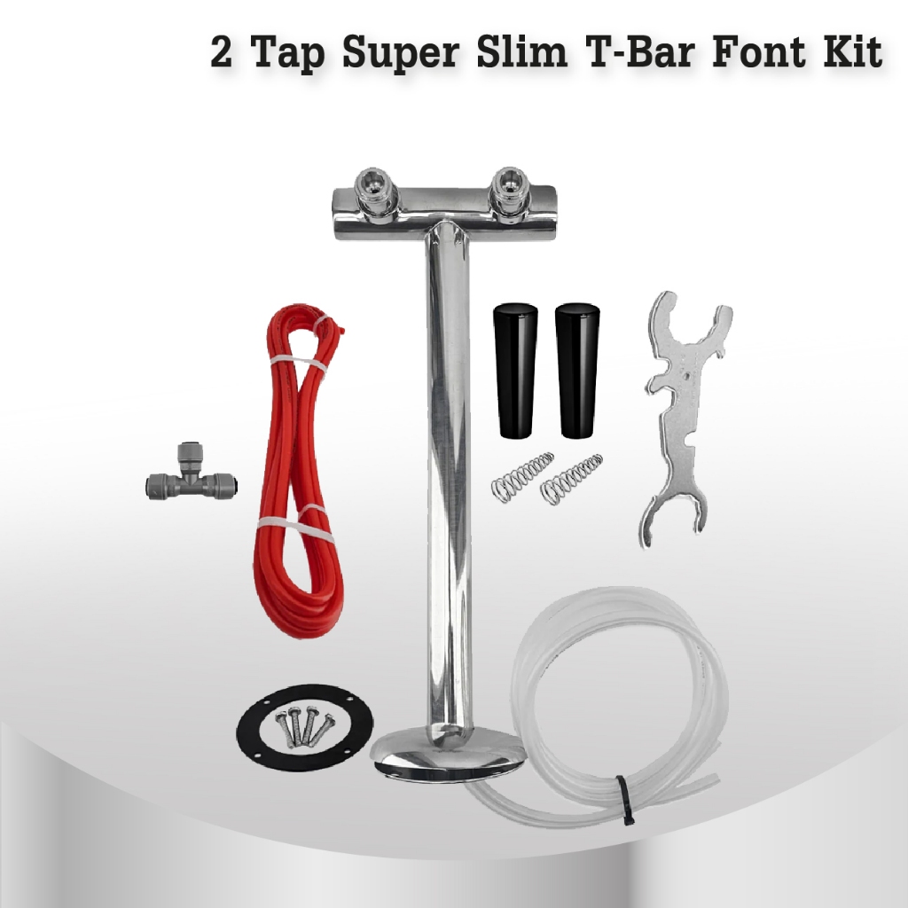 2 Tap Super Slim T-Bar Font Kit