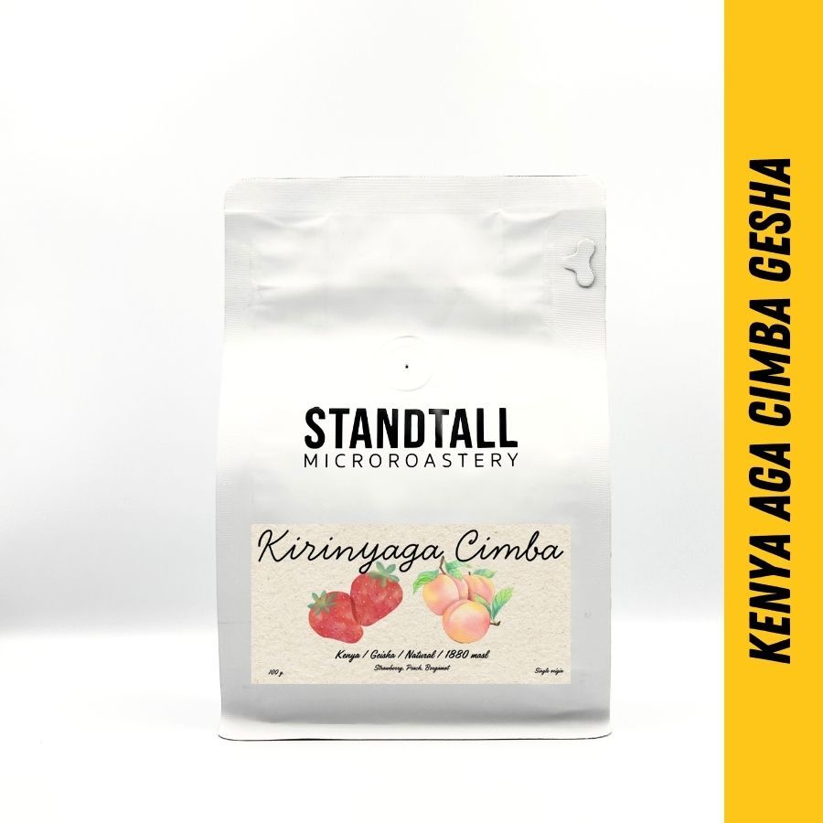 เมล็ดกาแฟคั่วอ่อน Kenya Cimba Gesha