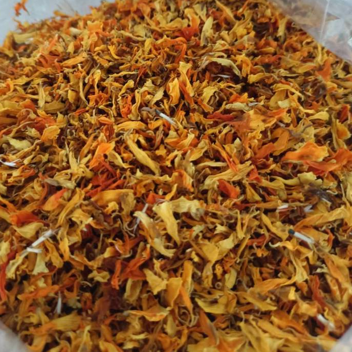 ดอกดาวเรืองตากแห้ง บำรุงสายตา มีลูทีนสูง กลิ่นหอมธรรมชาติ ไร้สารเคมี Organic100% บรรจุ 1 kg