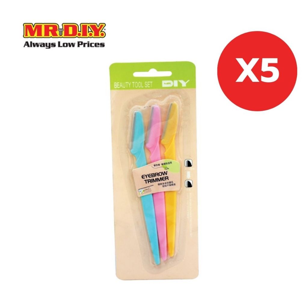 [5 แพ็ก] MR.D.I.Y. มีดกันคิ้วขนาดพกพา (3 ชิ้น/แพ็ก)_9058689