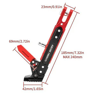 ขาตั้งปรับระดับได้ ขาตั้ง อลูมิเนียม CNC ใส่ได้ทุกรุ่น ปรับความสูงได้ 20cm - 26cm มีหลายสีให้เลือก การปรับมุมที่ยืดหยุ่