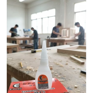 กาวร้อน E-Bond อีบอนด์ 15 กรัม 12 ขวด สำหรับงานเอนกประสงค์ หรือ งานป้ายต่างๆ แรงยึดติดสูง