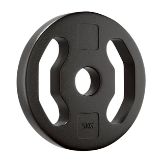BG Dumbbell Weight Plate แผ่นน้ำหนัก 5KG./10KG. ดัมเบล แผ่นบาร์เบล แผ่นดัมเบล มีรูให้จับ เหมาะสำหรับใช้ในบ้าน รุ่น Q316
