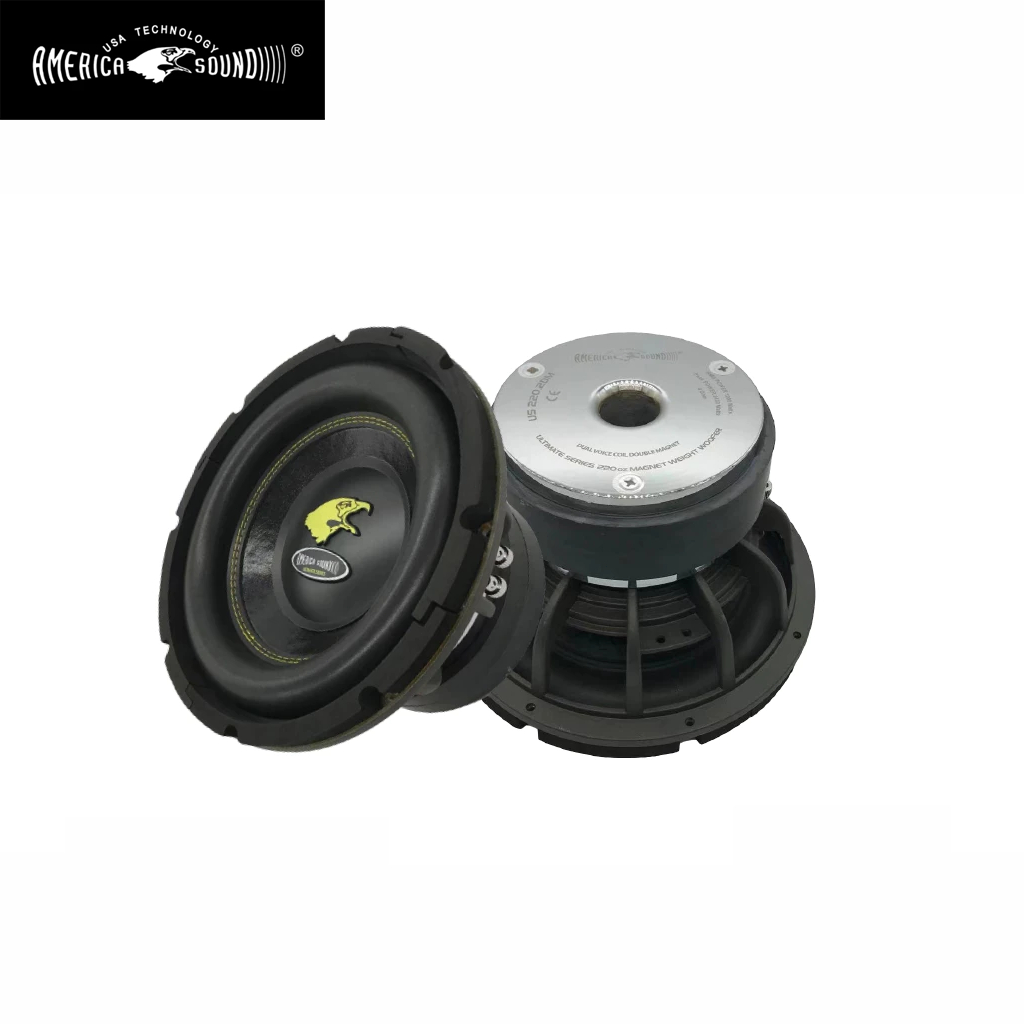 America Sound วูฟเฟอร์แม่เหล็กคู่คอยล์คู่ Ultimate Series 12'' - US 220.2DM