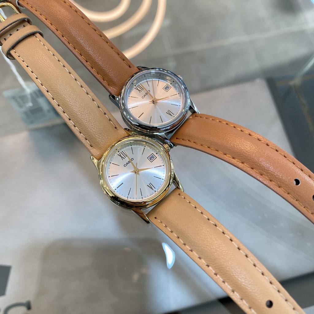 Casio Standard นาฬิกาข้อมือ รุ่น LTP-V002 (LTP-V002D-1A,LTP-V002G-1B,LTP-V002GL-1B,LTP-V002SG-9A)