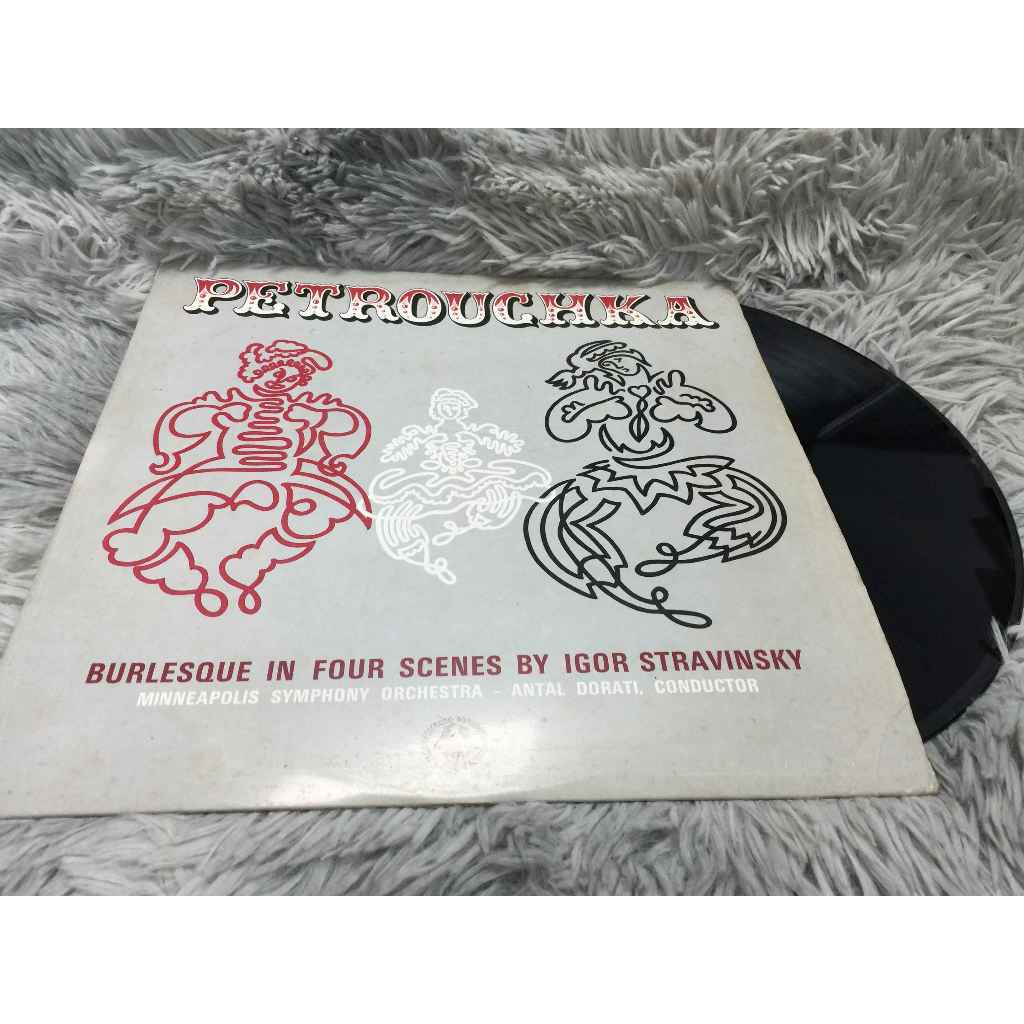 Petrouchka - Igor Stravinsky ขนาด 12 นิ้ว LP G118