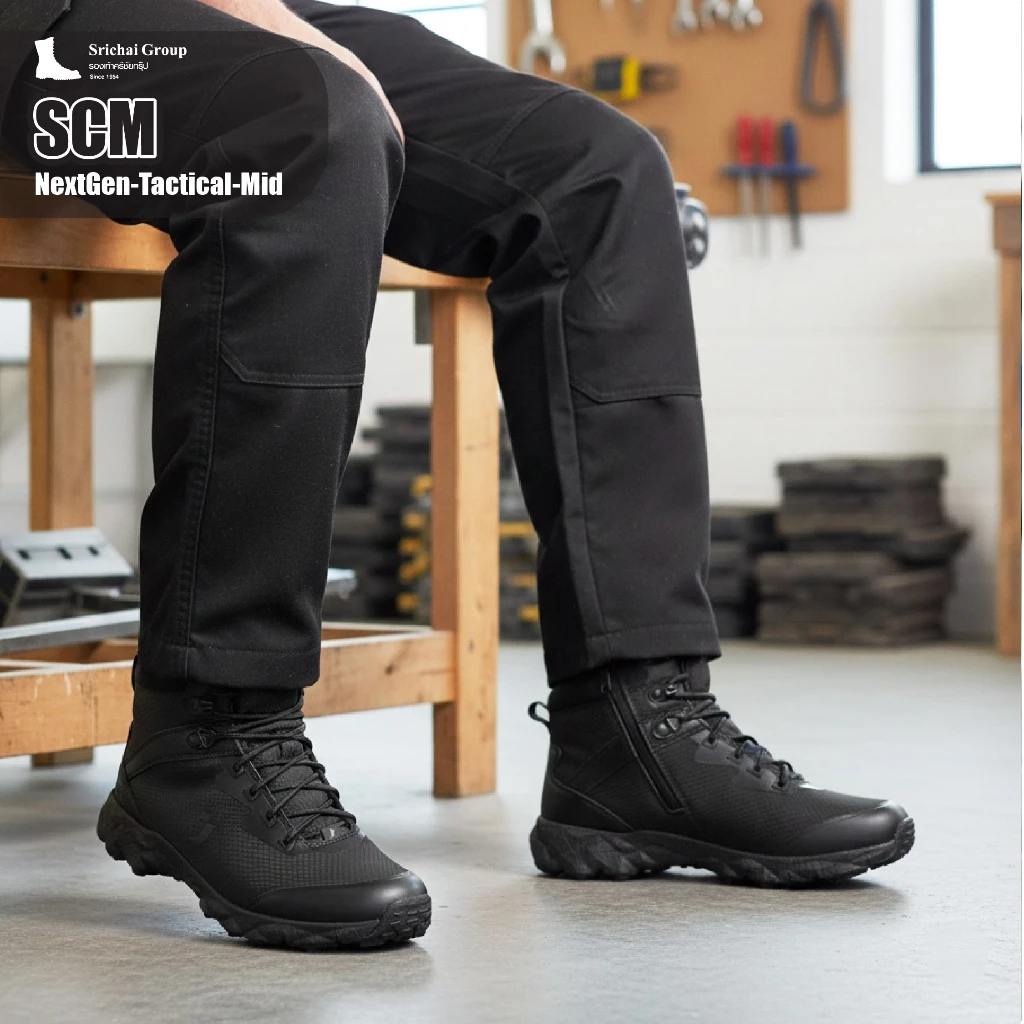 Tactical-Mid / รองเท้าแทคติคอล SCM-NextGen รุ่นกระบอกสูงปานกลาง By Srichaigroup