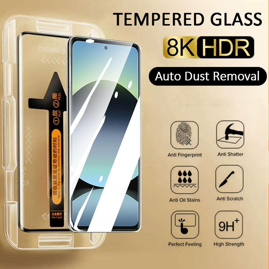 Full HD ฟิล์มกระจกเต็มจอ ป้องกันหน้าจอสำหรับ For Redmi Note 15 14 Pro+ 13 Pro+ 14Pro Plus 14 4G 5G