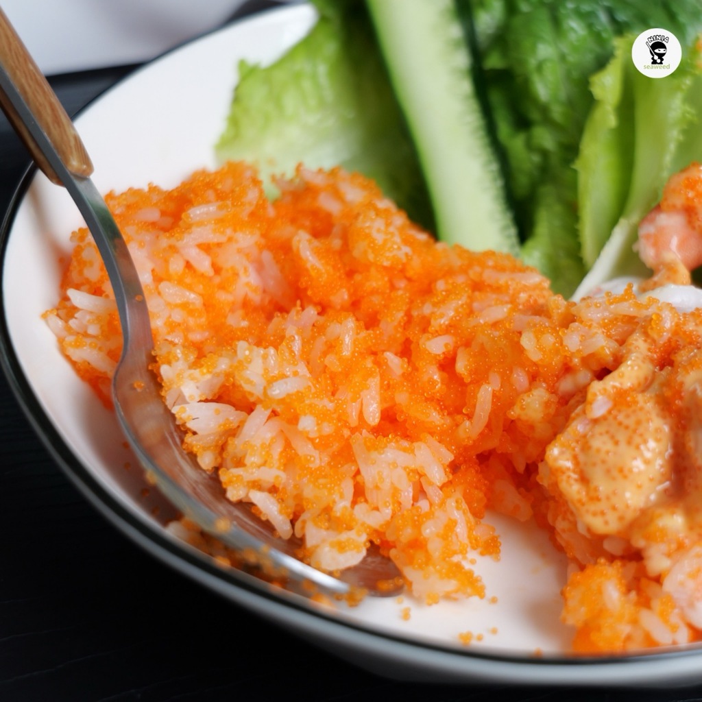 ไข่กุ้งสีส้ม (เลือกขนาดได้ 200g / 500g) วัตถุดิบอาหารญี่ปุ่น พร้อมกิน สีสวย ไม่เค็ม บรรจุสูญญากาศ เก็บแช่แข็ง 12 เดือน รูปที่ 3