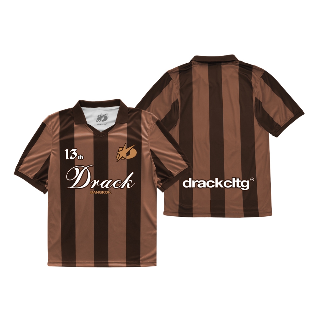DRACK - CLASSIC BROWN เสื้อกีฬา