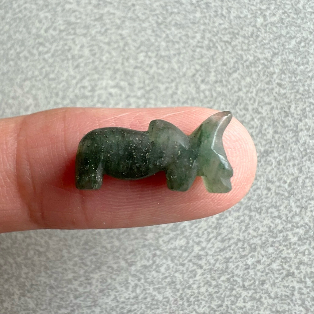 ลูกปัดวัวหยก ราคาต่อ 1 ชิ้น