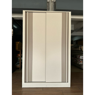 Vendy ตู้เสื้อผ้า 1.2 ม. ตู้เสื้อผ้าบานเลื่อน 2 ประตู มีกระจ…