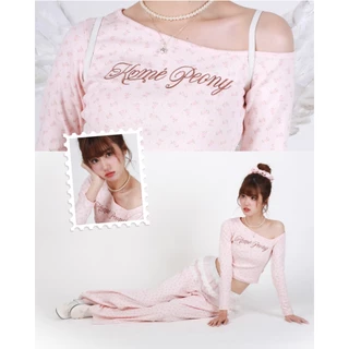 kome.offi เสื้อไหล่ตกรุ่น windy (ver. roselyn)