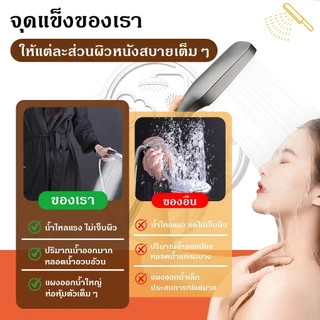 💧หัวฝักบัว, หัวปรับน้ําห้าสปีด, ตะแกรง, หัวฝักบัวอ่างอาบน้ํา, หัวฝักบัวอ่างอาบน้ํา, ชุด, แผงขนาดใหญ่